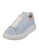 Alexander McQueen Leather Colorblock Pattern Sneakers