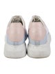 Alexander McQueen Leather Colorblock Pattern Sneakers