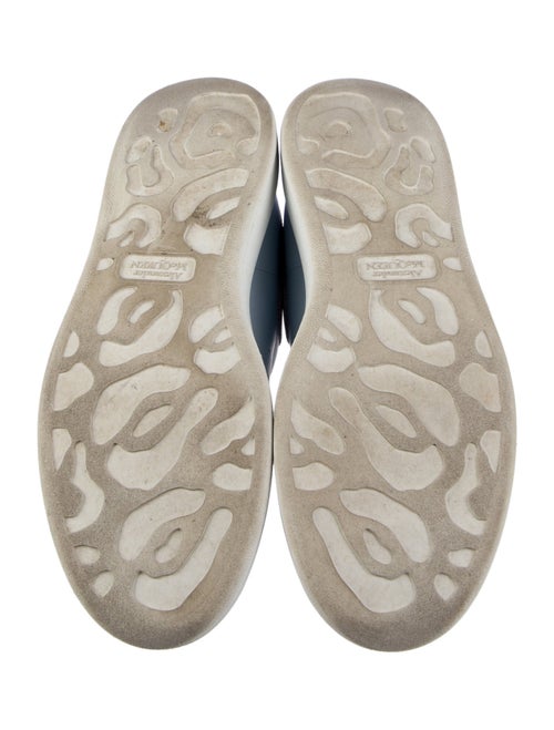 Alexander McQueen Leather Colorblock Pattern Sneakers