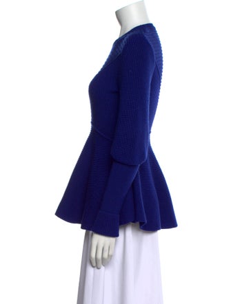 Alexander McQueen Wool Crew Neck Sweater