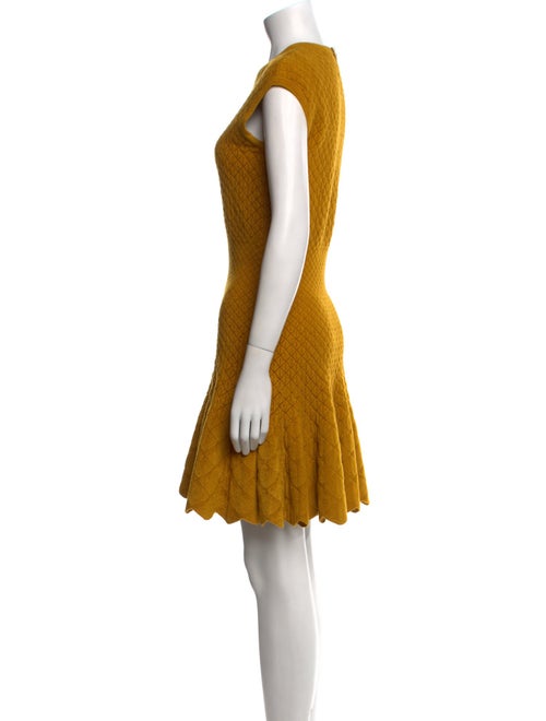Alexander McQueen Wool Mini Dress