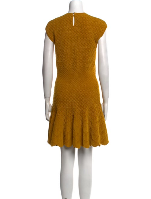 Alexander McQueen Wool Mini Dress