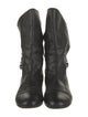 Alexander McQueen Leather Lace-Up Boots