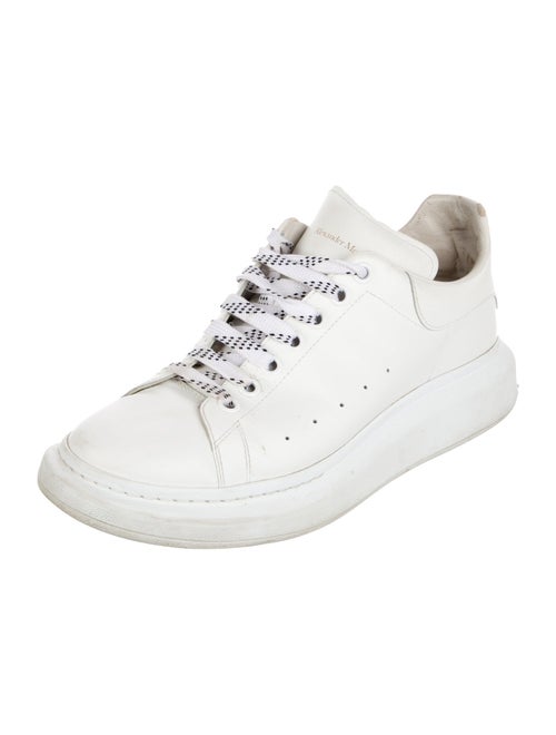 Alexander McQueen Leather Printed Chunky Sneakers