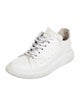 Alexander McQueen Leather Printed Chunky Sneakers