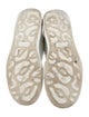 Alexander McQueen Leather Printed Chunky Sneakers