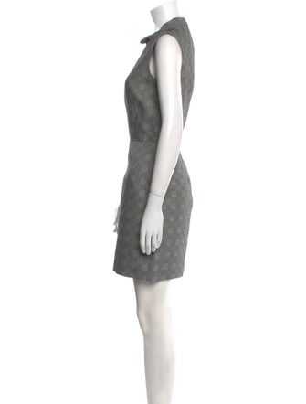 Alexander McQueen Plaid Print Mini Dress