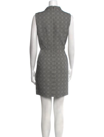 Alexander McQueen Plaid Print Mini Dress