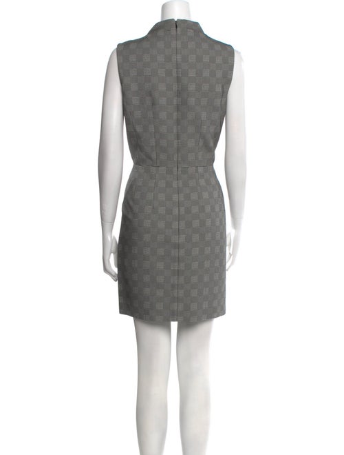 Alexander McQueen Plaid Print Mini Dress