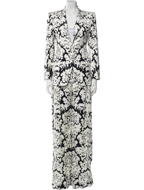 Alexander McQueen Printed Pantsuit