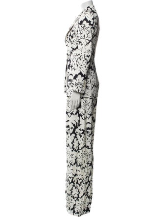 Alexander McQueen Printed Pantsuit