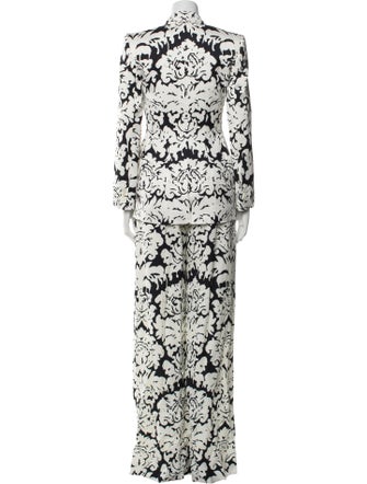 Alexander McQueen Printed Pantsuit