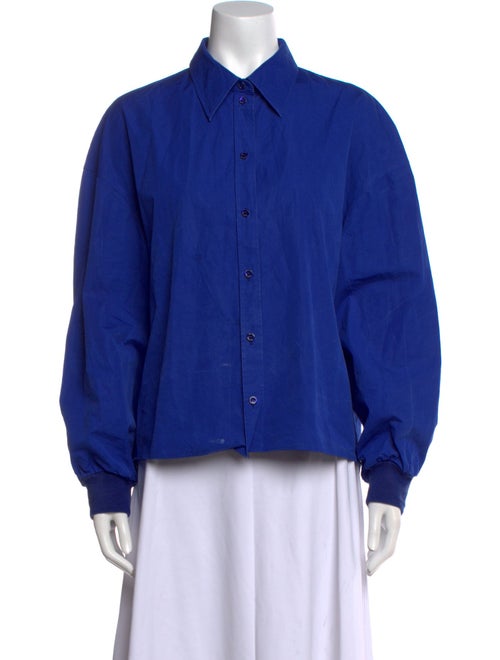 Alexander McQueen Long Sleeve Button-Up Top