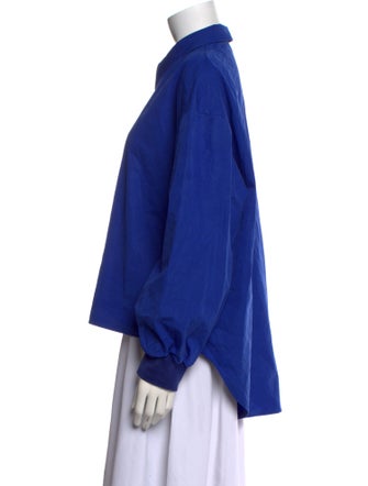 Alexander McQueen Long Sleeve Button-Up Top