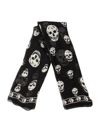 Alexander McQueen Silk Skull Scarf