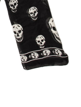 Alexander McQueen Silk Skull Scarf