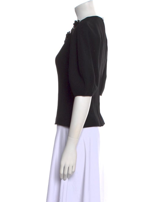 Alexander McQueen Wool Crew Neck Top