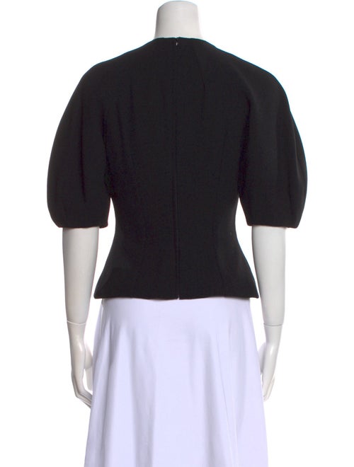 Alexander McQueen Wool Crew Neck Top