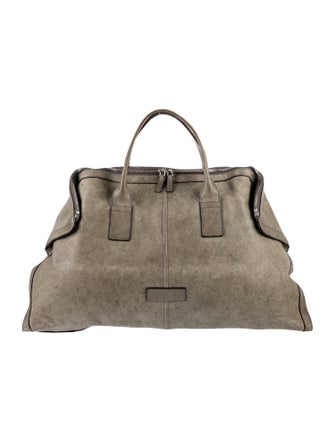 Alexander McQueen Leather Weekender Bag