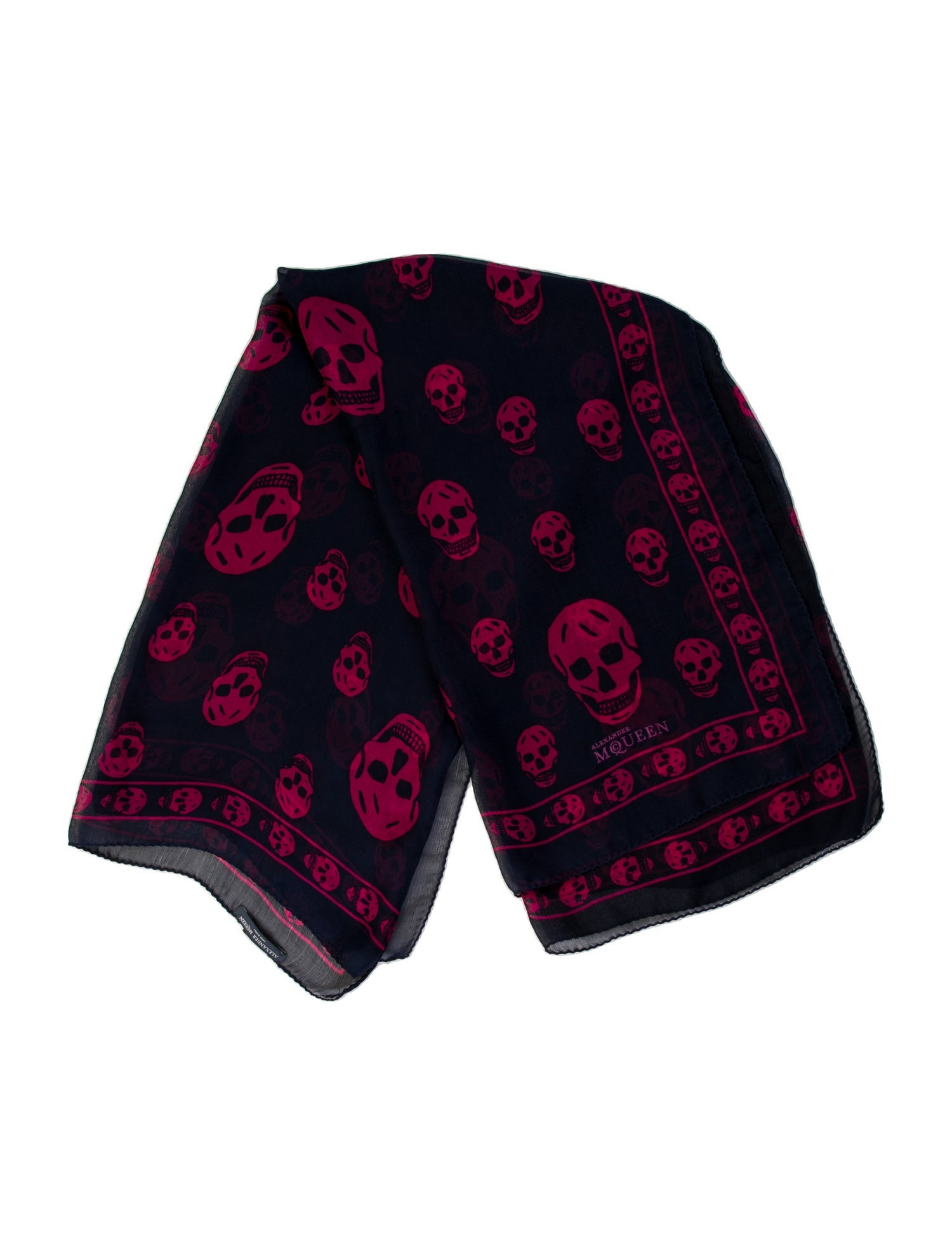 Alexander McQueen Silk Skull Scarf