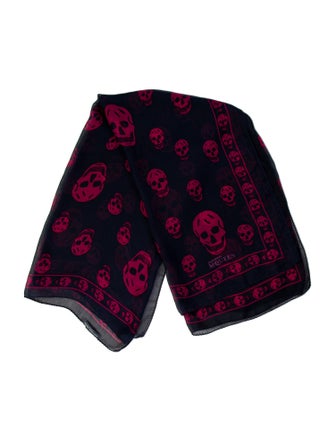 Alexander McQueen Silk Skull Scarf