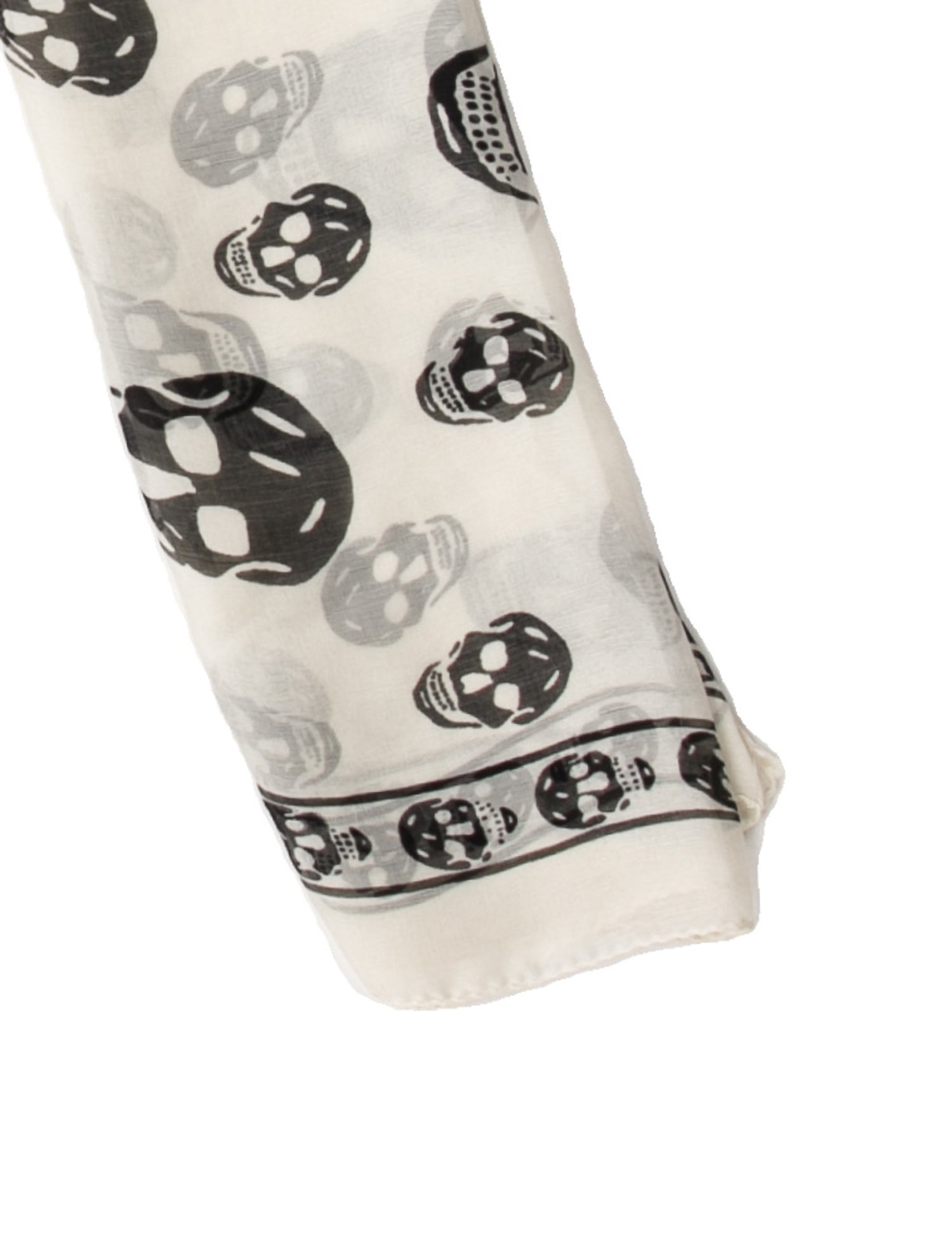 Alexander McQueen Silk Skull Scarf