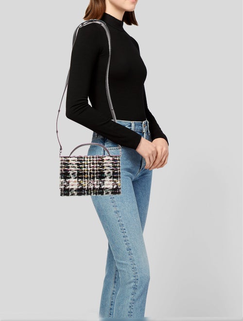 Alexander McQueen Tweed Crossbody Bag