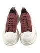 Alexander McQueen Leather Colorblock Pattern Sneakers