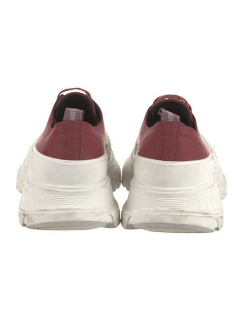 Alexander McQueen Leather Colorblock Pattern Sneakers