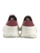 Alexander McQueen Leather Colorblock Pattern Sneakers
