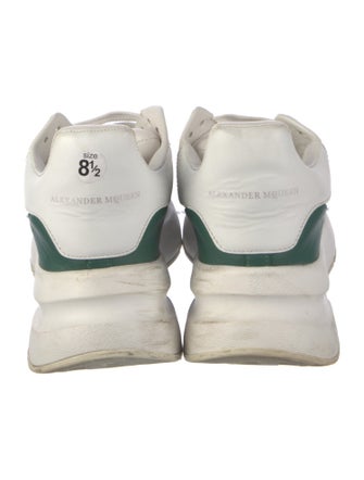 Alexander McQueen Leather Colorblock Pattern Athletic Sneakers