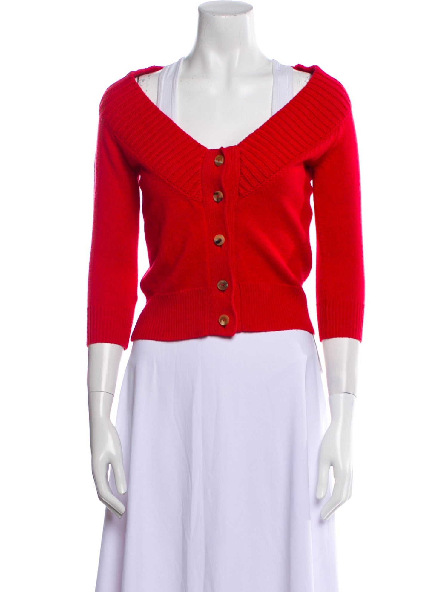 Alexander McQueen Cashmere V-Neck Sweater