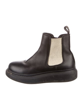 Alexander McQueen Girls' Leather Flat Boot