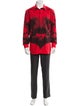 Alexander McQueen Printed Long Sleeve Shirt