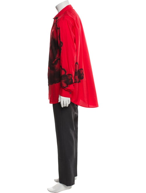 Alexander McQueen Printed Long Sleeve Shirt