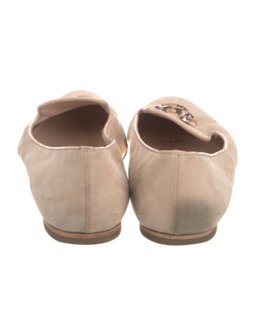 Alexander McQueen Skull Suede Loafers