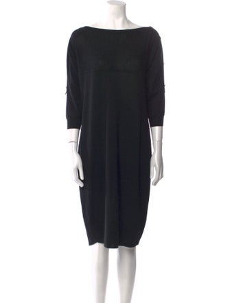 Alexander McQueen Wool Knee-Length Dress