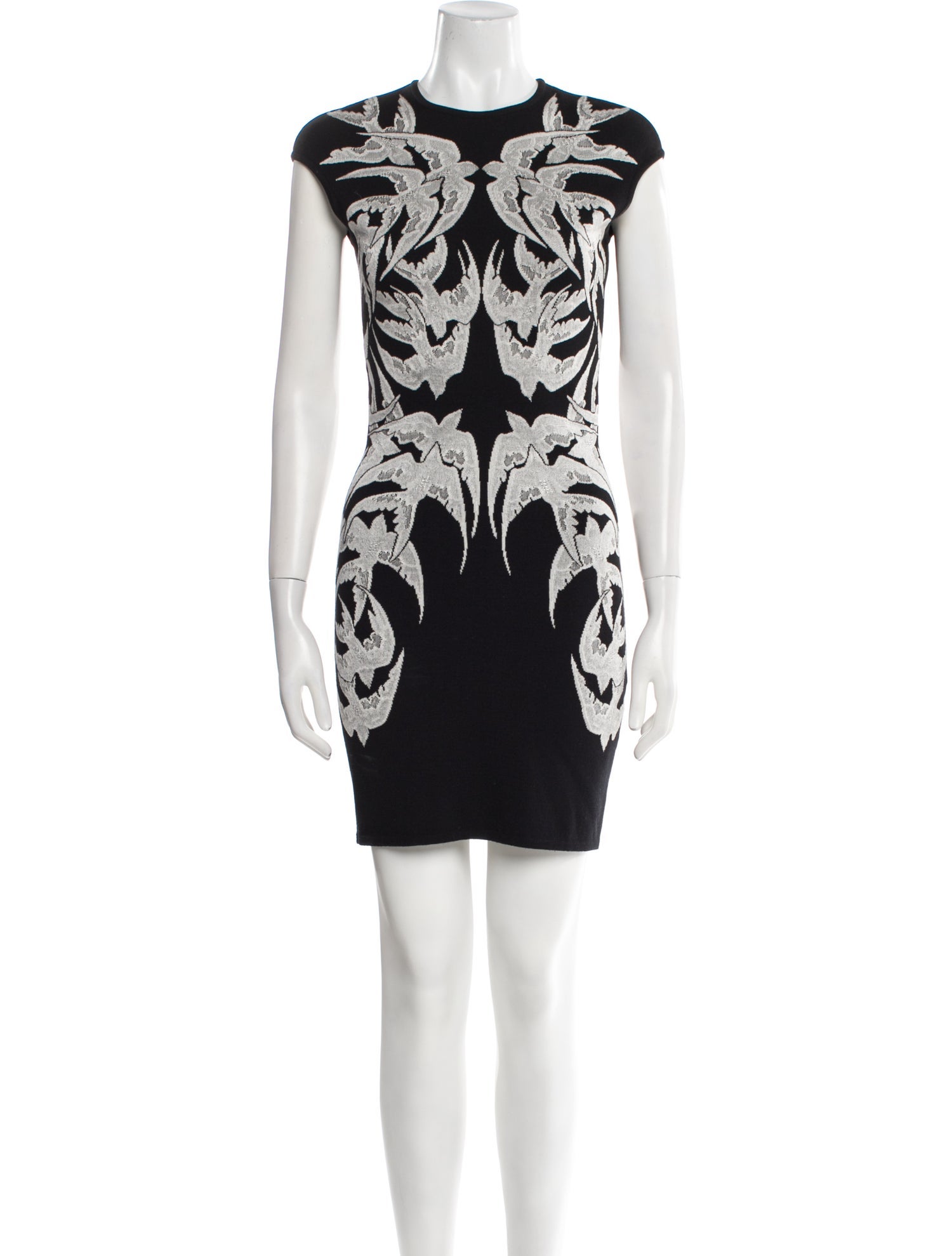 Alexander McQueen Wool Mini Dress