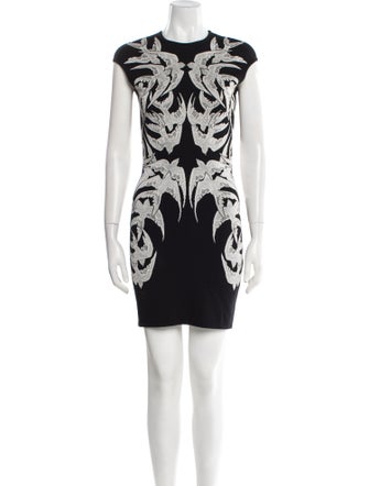 Alexander McQueen Wool Mini Dress