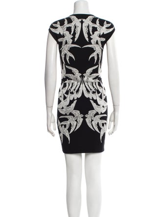 Alexander McQueen Wool Mini Dress