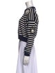 Alexander McQueen Striped Crew Neck Sweater