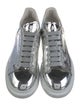 Alexander McQueen Patent Leather Colorblock Pattern Chunky Sneakers
