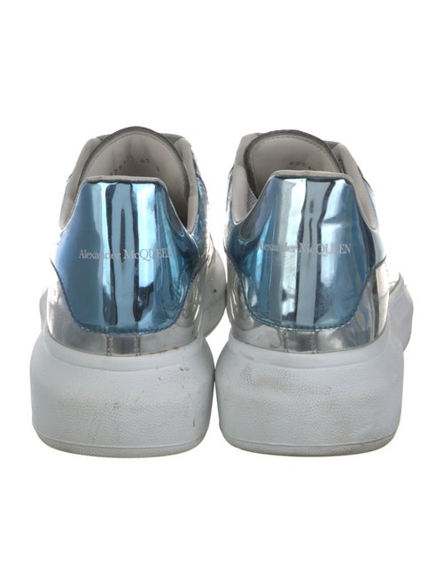 Alexander McQueen Patent Leather Colorblock Pattern Chunky Sneakers
