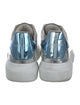 Alexander McQueen Patent Leather Colorblock Pattern Chunky Sneakers