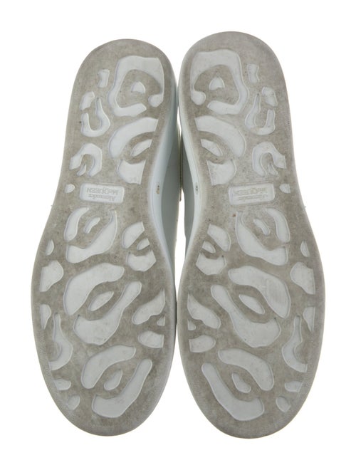 Alexander McQueen Leather Printed Chunky Sneakers