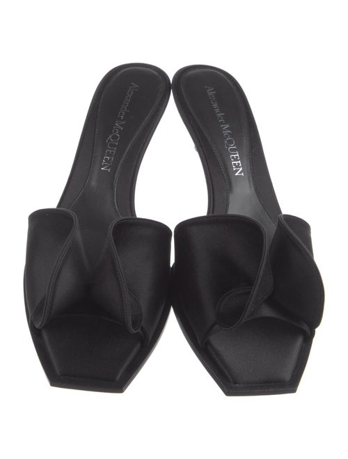 Alexander McQueen Satin Slides
