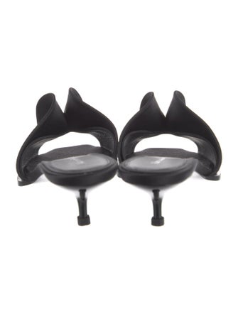 Alexander McQueen Satin Slides