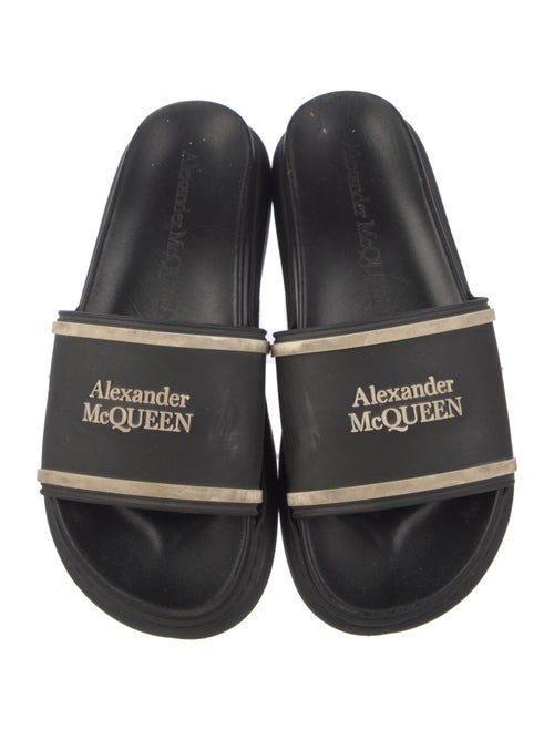 Alexander McQueen Rubber Printed Slides
