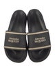 Alexander McQueen Rubber Printed Slides