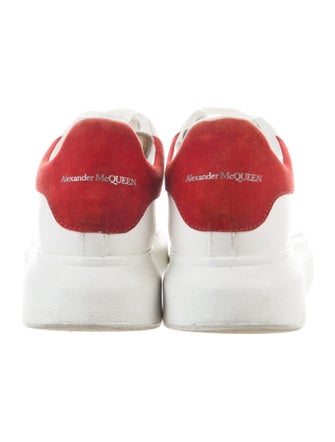 Alexander McQueen Leather Colorblock Pattern Sneakers